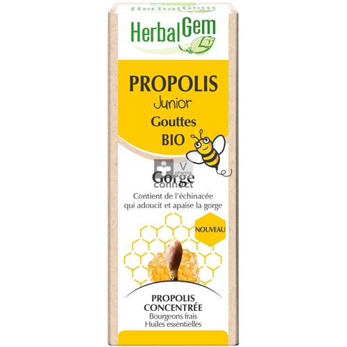 Herbalgem Propolis Junior Bio Fl Gutt 15ml