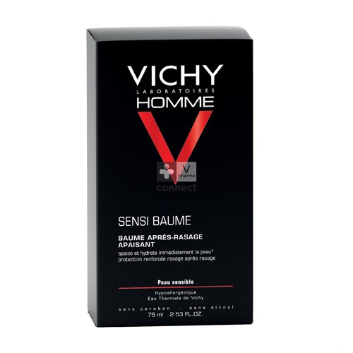 Vichy Homme Sensi Baume Mineral 75 ml