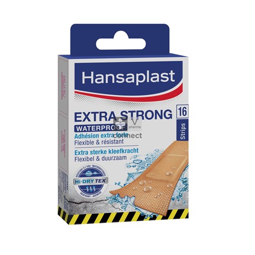 Hansaplast Extra Strong Waterproof 16 Sparadraps