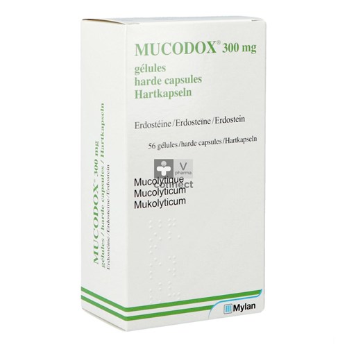 Mucodox 300 mg 56 Capsules