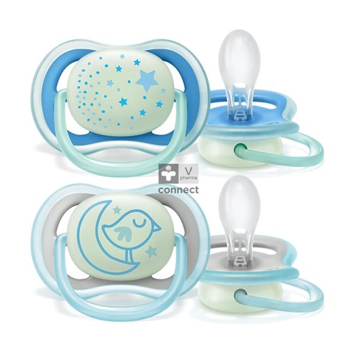 Avent Sucette Air Night Boy 6M+