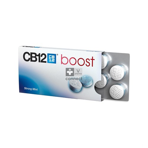 Cb12 Boost Strong Mint Chewing Gum 10 Pièces Nf