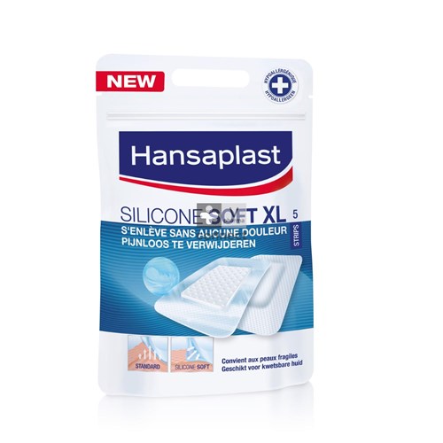 Hansaplast Pansement Silicone Soft XL 5 Pièces