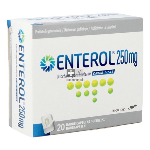 Enterol 250 Mg 20 Capsules Blister