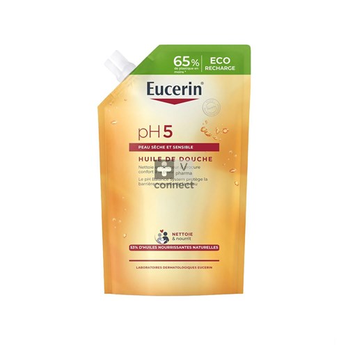 Eucerin Ph5 Doucheolie Navulling 400 ml