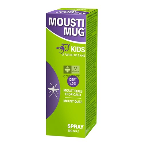 Moustimug Kids 9.5% Deet Spray 100 ml