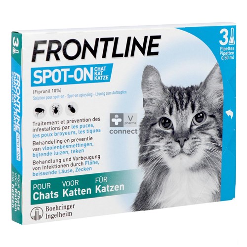 Frontline Spot-On Chat 3 Pipettes