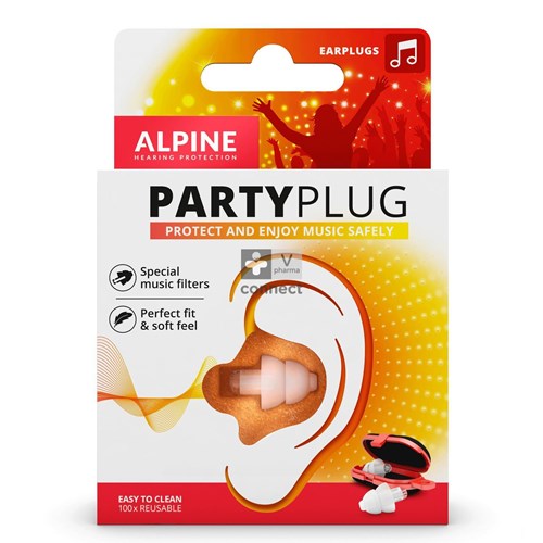 Alpine Party Plug Bouchons d' Oreilles Transparents