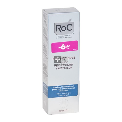 Roc Pro-Preserve Fluide Antioxydant Protecteur 40 ml Prix Promo