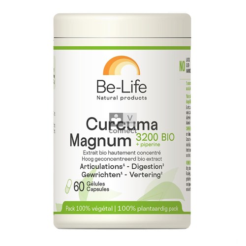 Be-Life Curcuma Magnum 3200   60 Gélules