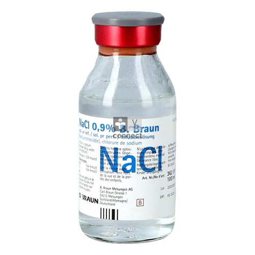 Braun Vr. Nacl 0.9%  100 ml Ref 3620174cs