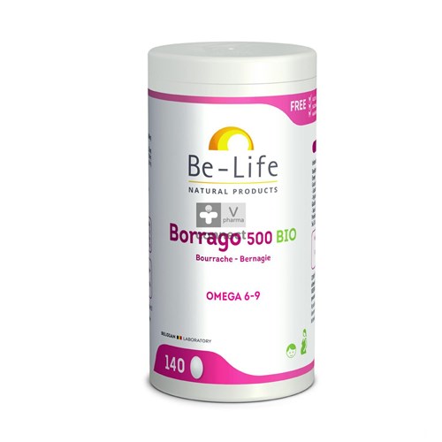 Borrago 500 Be Life Bio Caps 140