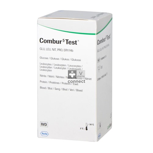 Combur  5 Test 100 Bandelettes