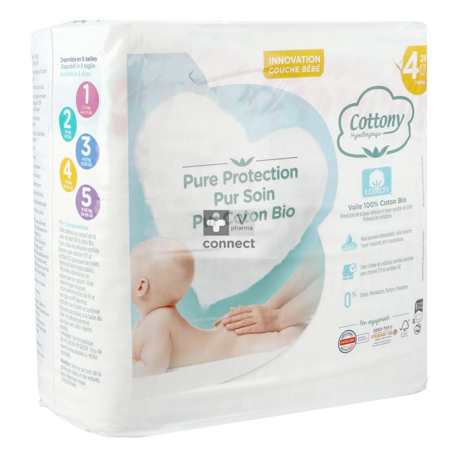 Cottony Baby Diapers Size 4 7 - 18kg 28