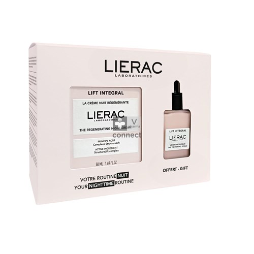 Lierac Coffret Lift Integral Crème Nuit 50 ml + Serum 15 ml