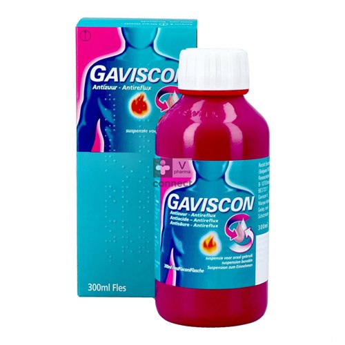 Gaviscon Antireflux-Antizuur Suspensie voor oraal gebruik 300 ml