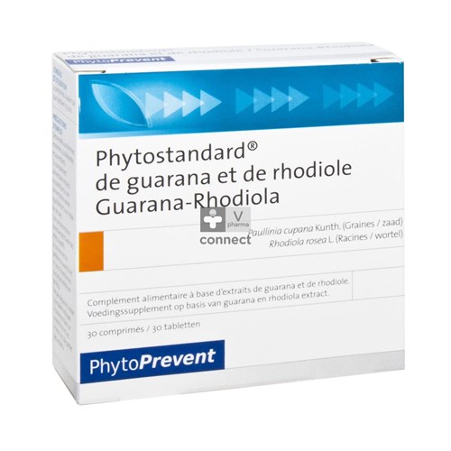 Phytostandard Guarana/Rhodiole 30 Comprimés