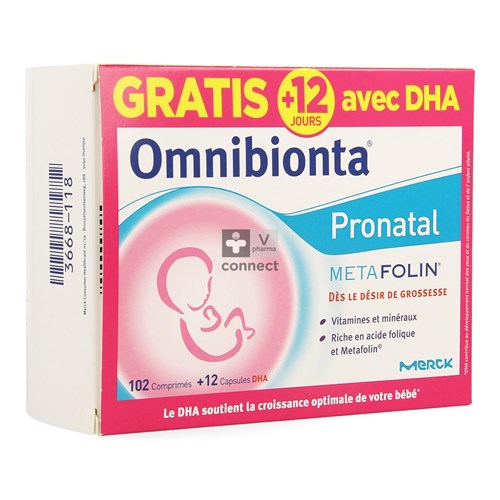 Omnibionta Pronatal Metafolin 90 Comprimés Prix Promo
