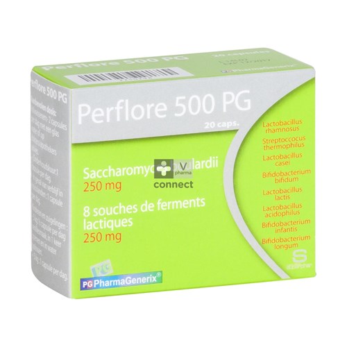 PG Perflore Caps.  20 X 500 Mg