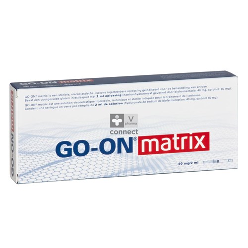 Go-on Matrix 20 mg/ml Injecteerbare oplossing 2 ml