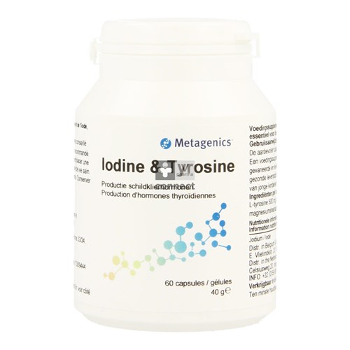 Metagenics Iodine & Tyrosine 60 Gélules