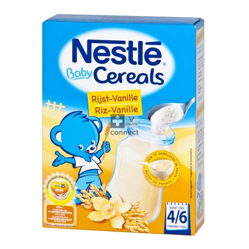 Nestle Baby Cereals Riz Goût Vanille 500 g