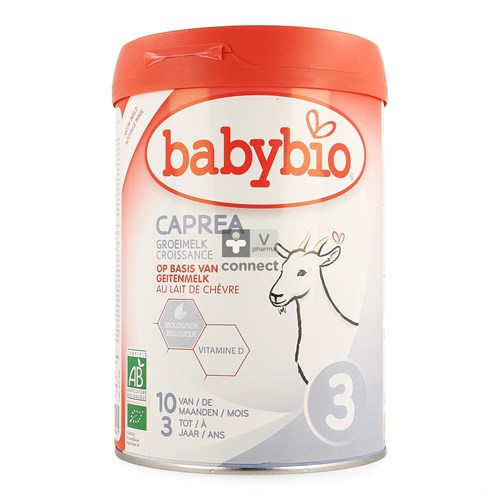 Babybio Caprea 3 Lait de Chèvre 900 g