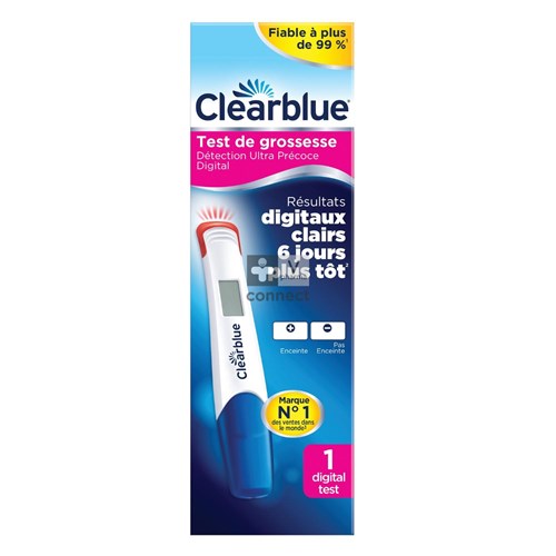 Clearblue Test Grossesse Digital Ultra Precoce 1 Pièce
