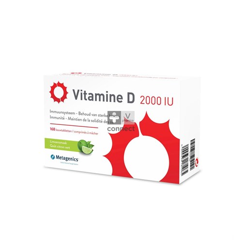 Metagenics Vitamine D 2000 IU 168 Comprimés