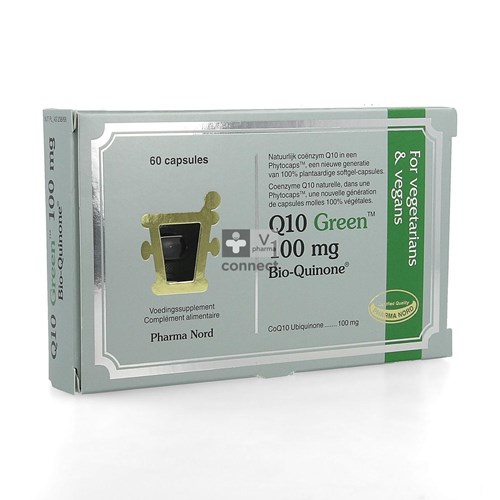 Q10 Green 60 Capsules X 100 Mg Pharma Nord