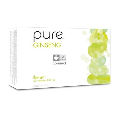 Pure Ginseng 200 mg 30 Comprimes