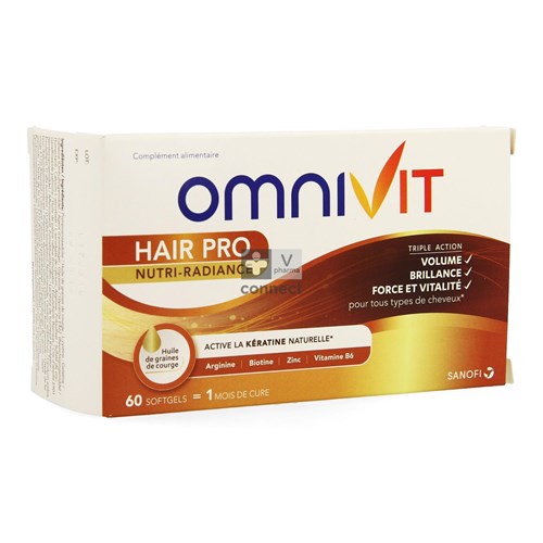 Omnivit Hair Pro Nutri Radiance 60 Gelules
