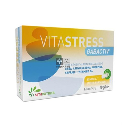 Vitanutrics Vitastress Gabactiv 40 Capsules