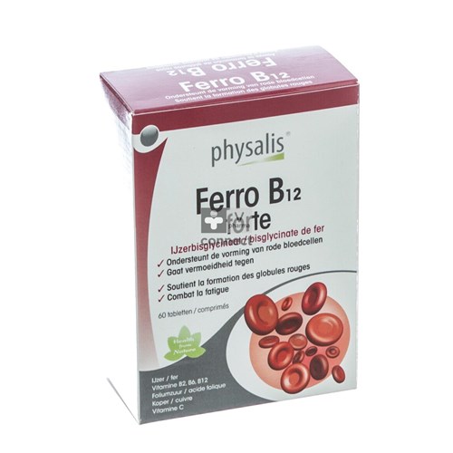 Physalis Ferro B12 Forte 60 Comprimés
