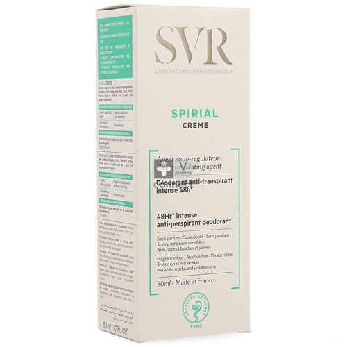 SVR Spirial Déodorant Anti Transpirant Crème 50 ml