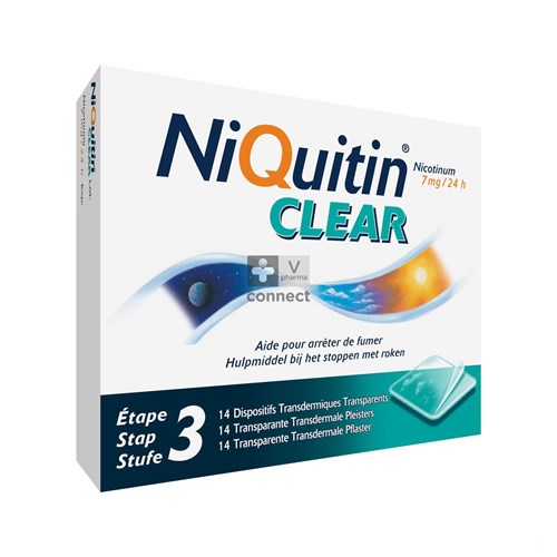 Niquitin Clear 7 mg 14 Patchs