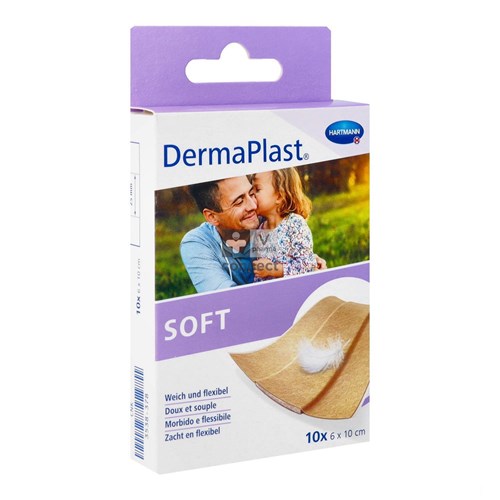 Dermaplast Soft 6 x10 mm 10 Pièces