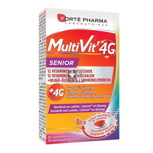 Forte Vitalite 4G Multivitamine Senior 30 Comprimes