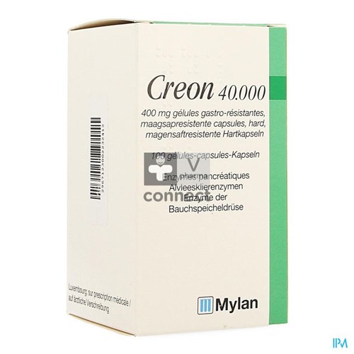 Creon 400 mg 100 Gélules