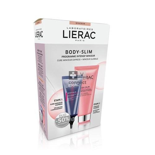 Lierac Body Slim Duo Minceur Globale 200 ml + Concentré Suractivé Cure Express Prix Promo