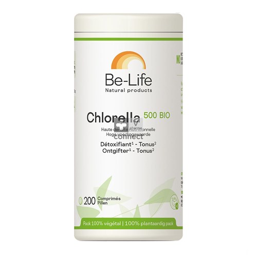 Be-Life Chlorella 500 Bio 200 Comprimés
