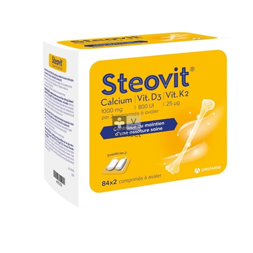 Steovit Calcium/Vit.D3/Vit.K2 2 x 84 Comprimés