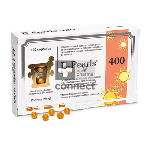 D - Pearls 400  120 Capsules Pharma Nord