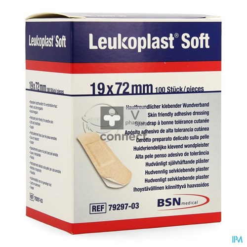 Leukoplast Soft 19 x 72 mm 100 Pièces