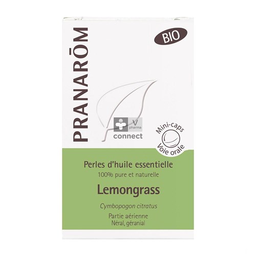 Pranarom Perles Lemongrass Bio 60 Perles