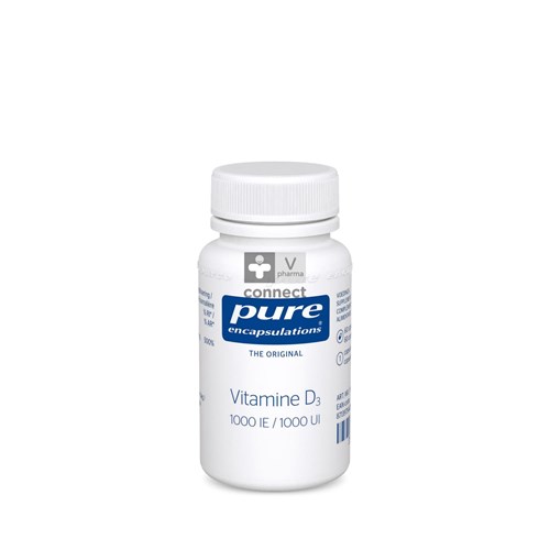 Pure Encapsulations Vitamine D3 1000 UI 60 Capsules