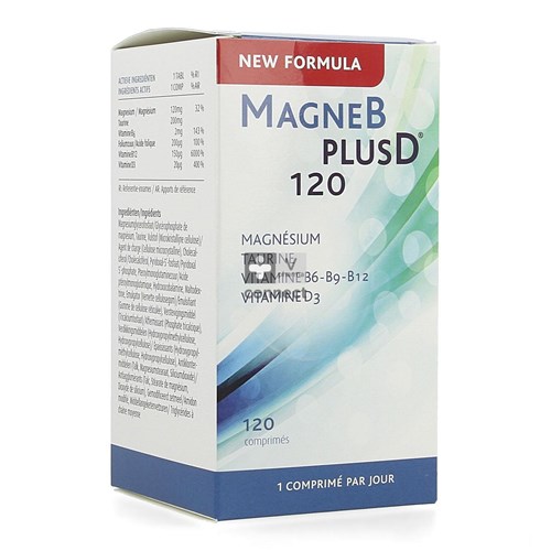 Magne B Plus D 120 Comprimés  Nf
