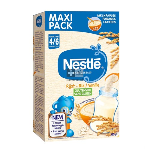 Nestlé Baby Cereals Rijst Vanille Glutenvrij 500 g