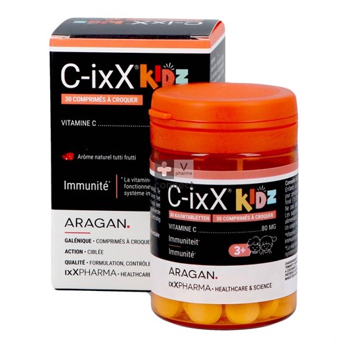C-Ixx Kidz Vitamine C 30 Comprimés