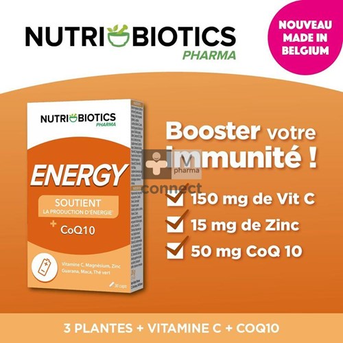Nutri-biotics Energy Caps 60